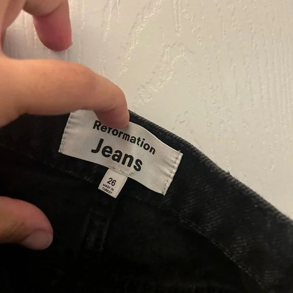 Reformation Cynthia High Rise Straight Jeans - Picture 4 of 5